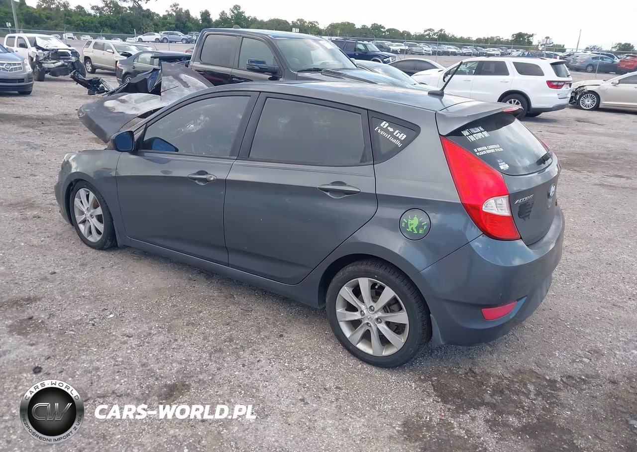 2012 Hyundai Accent Se VIN:KMHCU5AE6CU033232 - 3