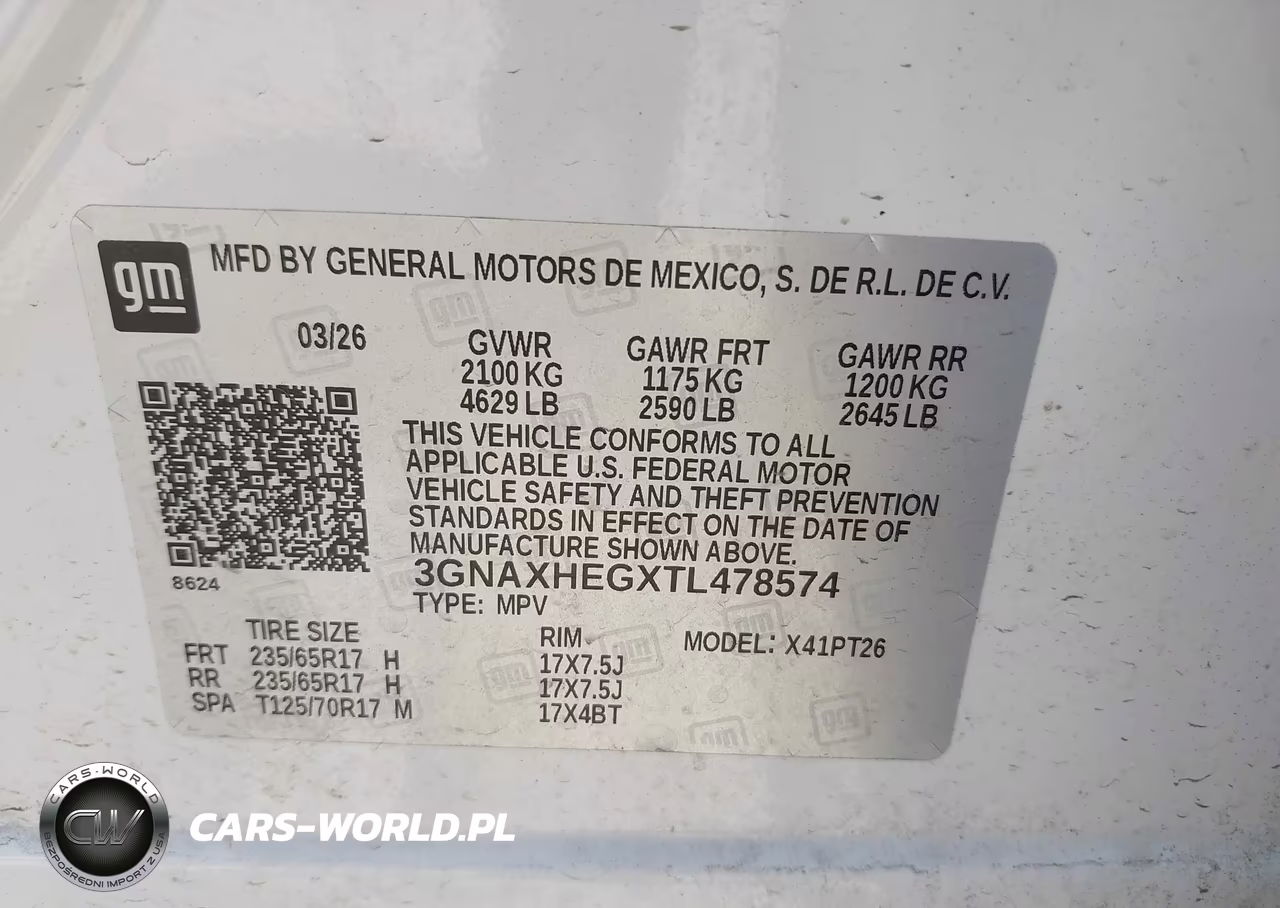 2026 Chevrolet Equinox Fwd Lt VIN:3GNAXHEGXTL478574 - 9