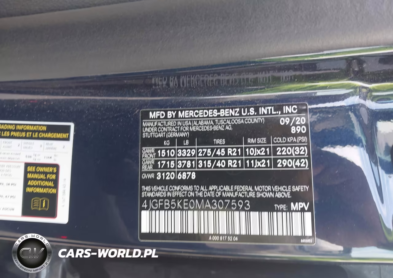 2021 Mercedes-Benz Gle 450 4Matic VIN:4JGFB5KE0MA307593 - 9