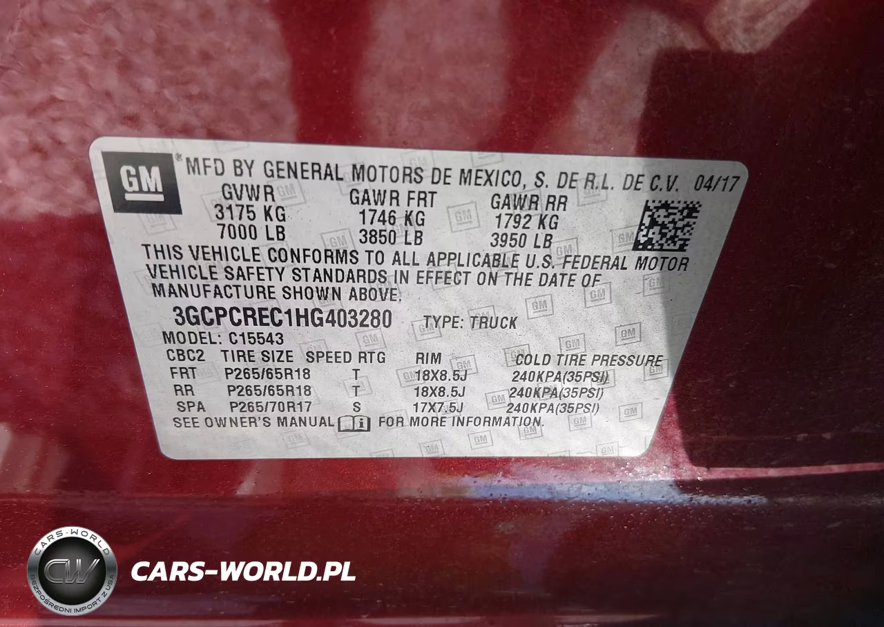 2017 Chevrolet Silverado 1500 1Lt VIN:3GCPCREC1HG403280 - 9
