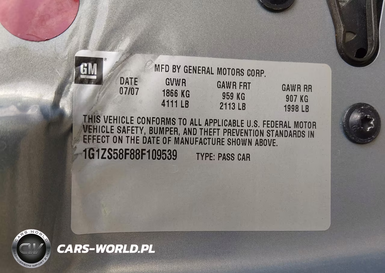 2008 Chevrolet Malibu Classic Ls VIN:1G1ZS58F88F109539 - 9