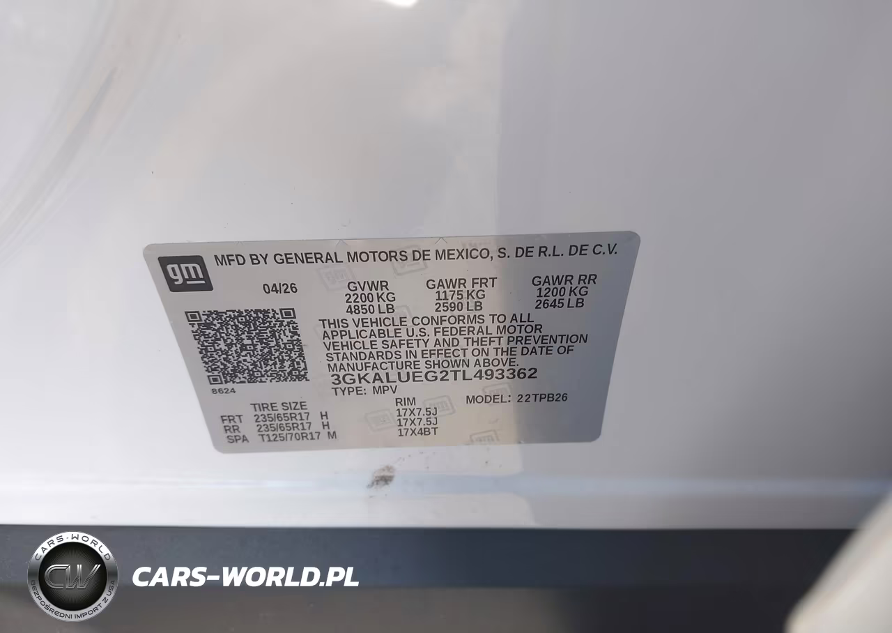 2026 GMC Terrain Awd Elevation VIN:3GKALUEG2TL493362 - 9