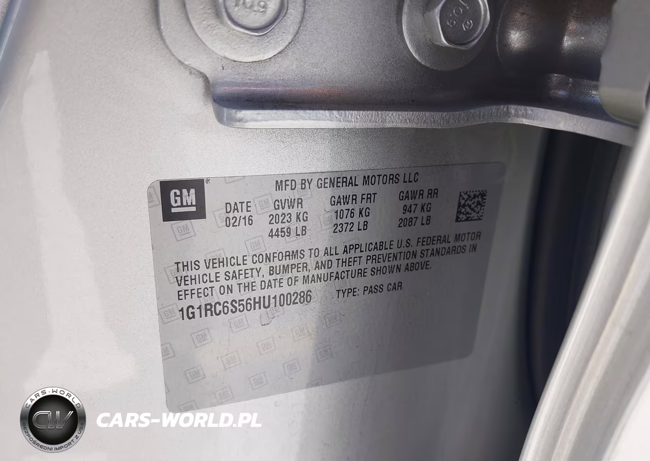 2017 Chevrolet Volt Lt VIN:1G1RC6S56HU100286 - 9