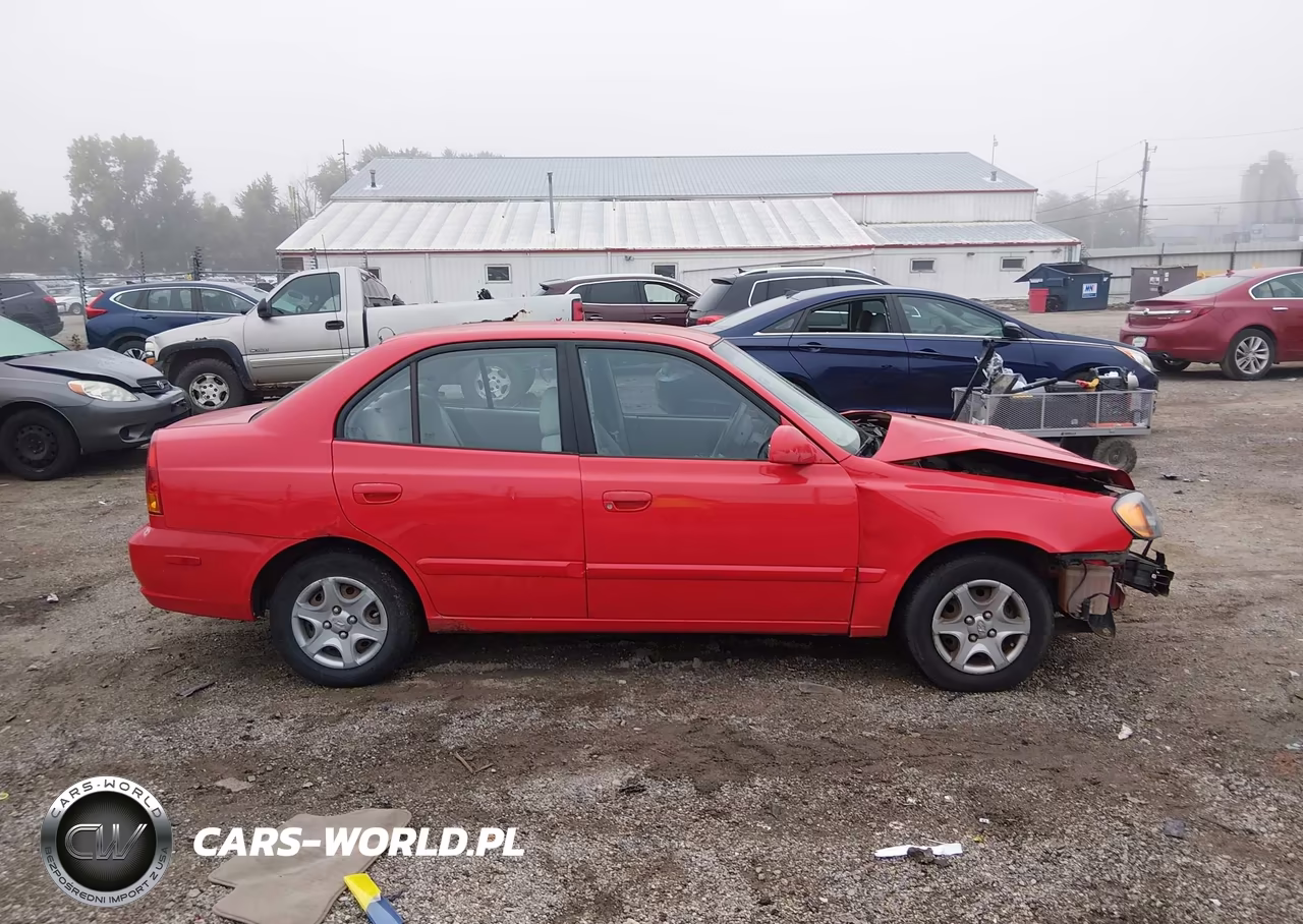 2004 Hyundai Accent Gl VIN:KMHCG45C24U523484 - 13