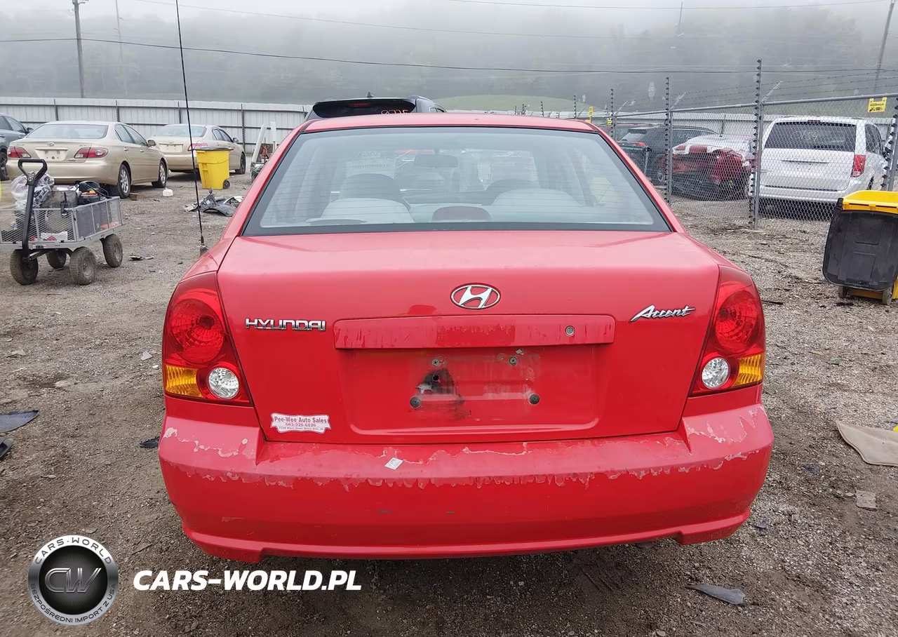 2004 Hyundai Accent Gl VIN:KMHCG45C24U523484 - 16