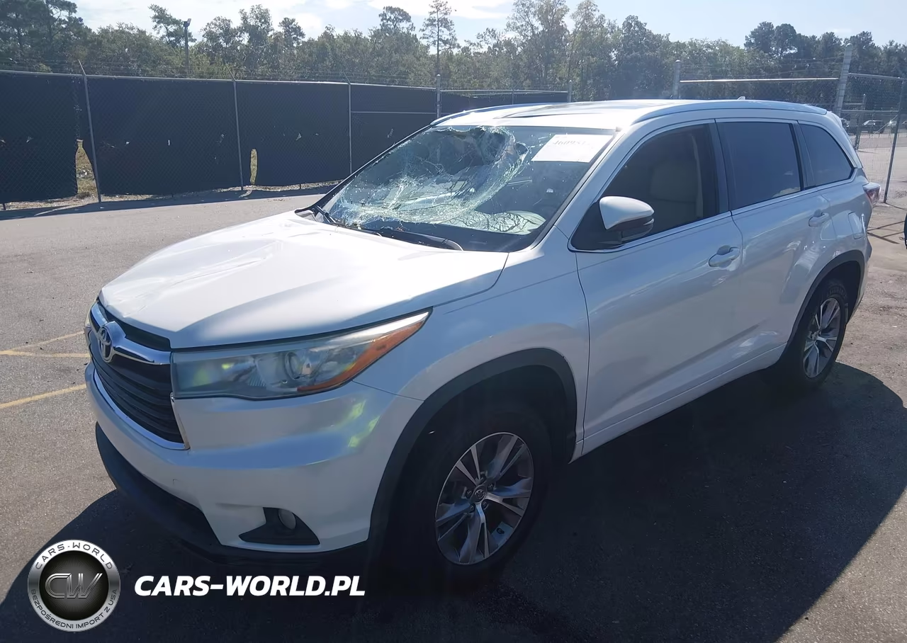 2015 Toyota Highlander Xle V6 VIN:5TDKKRFH9FS110457 - 2