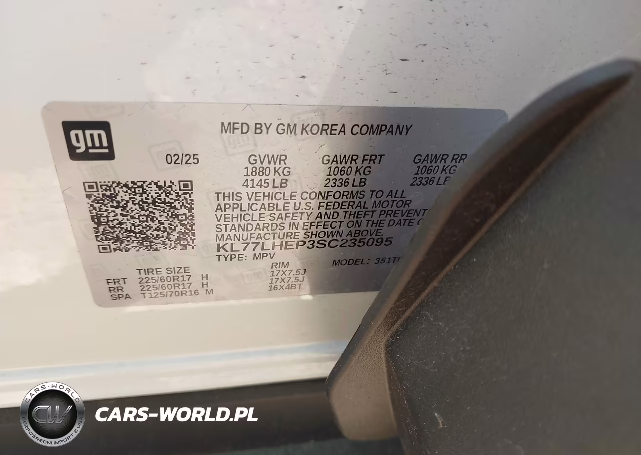 2025 Chevrolet Trax Fwd Lt VIN:KL77LHEP3SC235095 - 9