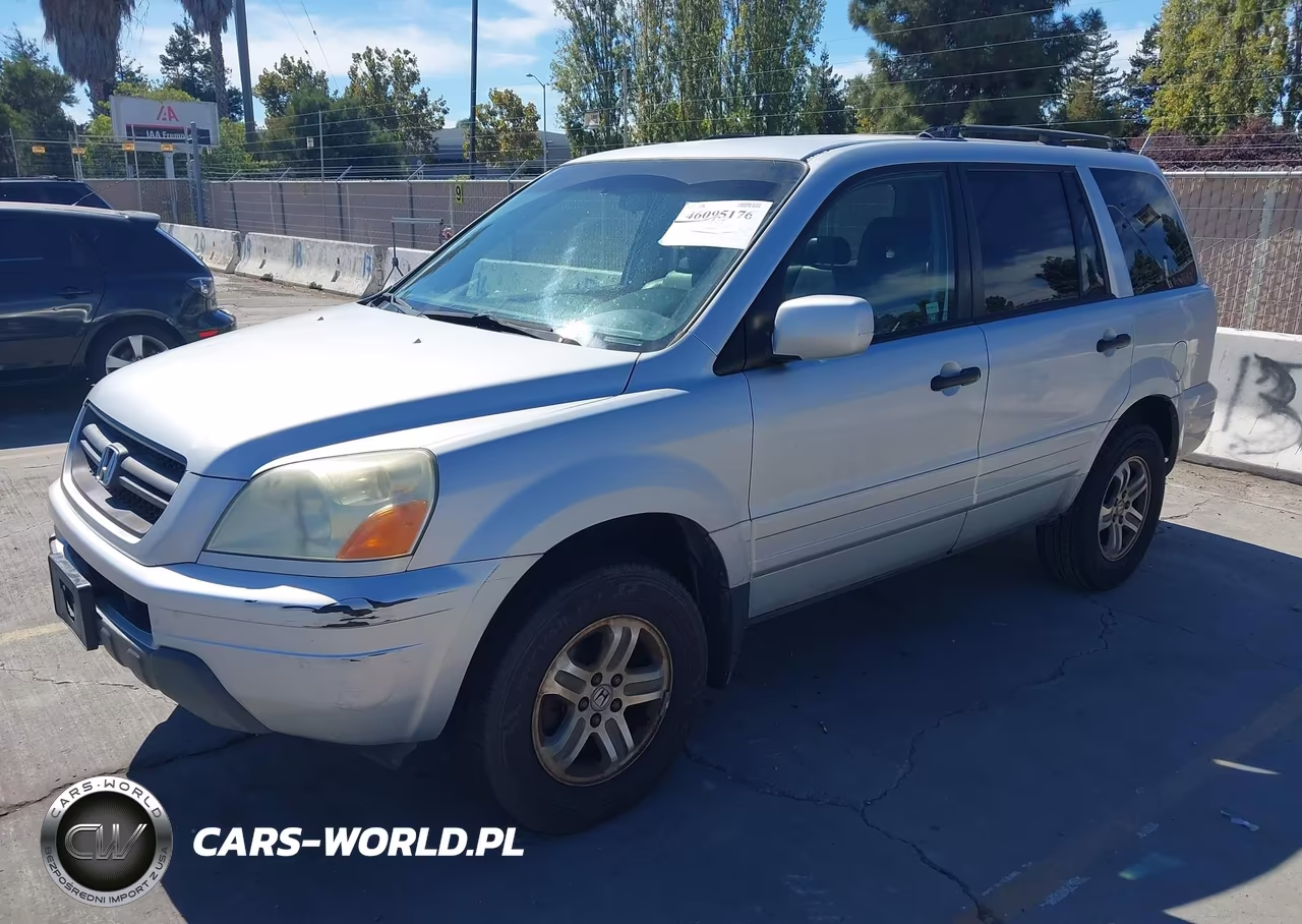 2004 Honda Pilot Ex-L VIN:2HKYF185X4H500571 - 2