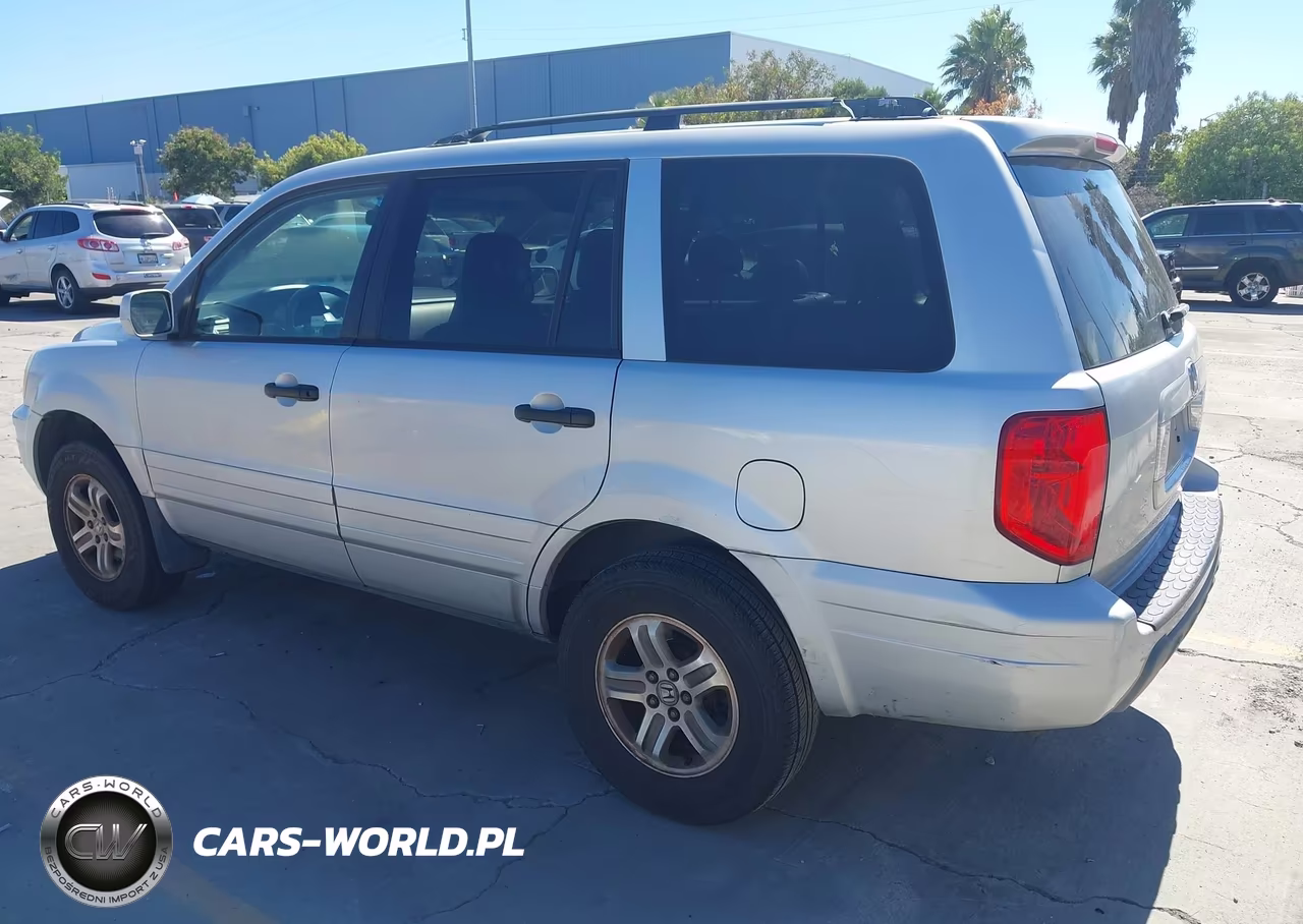 2004 Honda Pilot Ex-L VIN:2HKYF185X4H500571 - 3