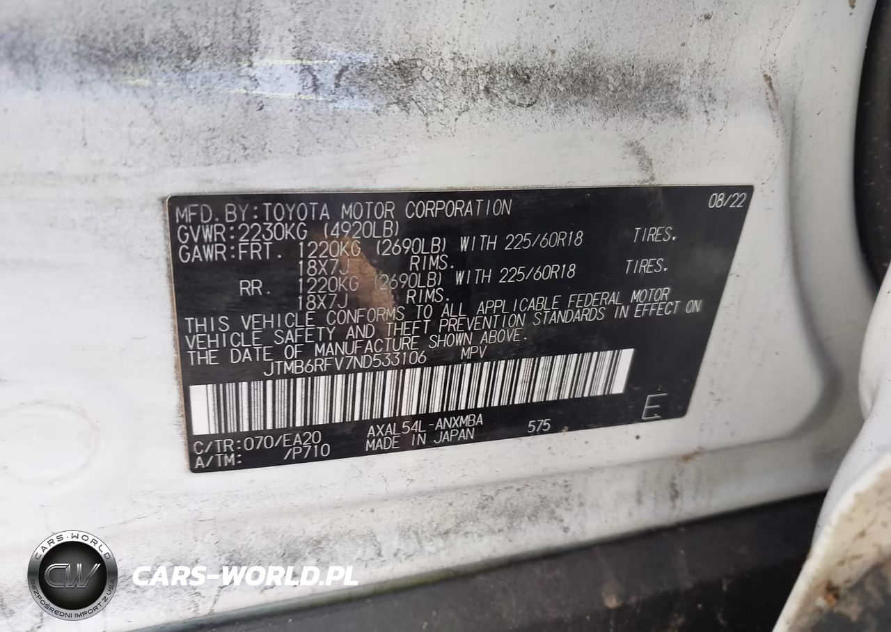 2022 Toyota Rav4 Hybrid Xle Premium VIN:JTMB6RFV7ND533106 - 9
