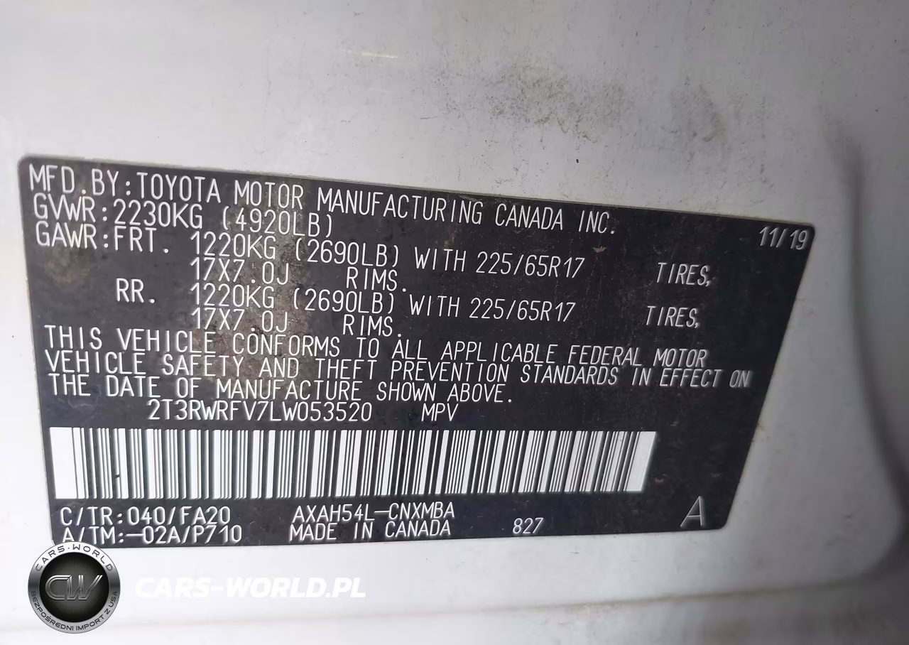 2020 Toyota Rav4 Hybrid Xle VIN:2T3RWRFV7LW053520 - 9