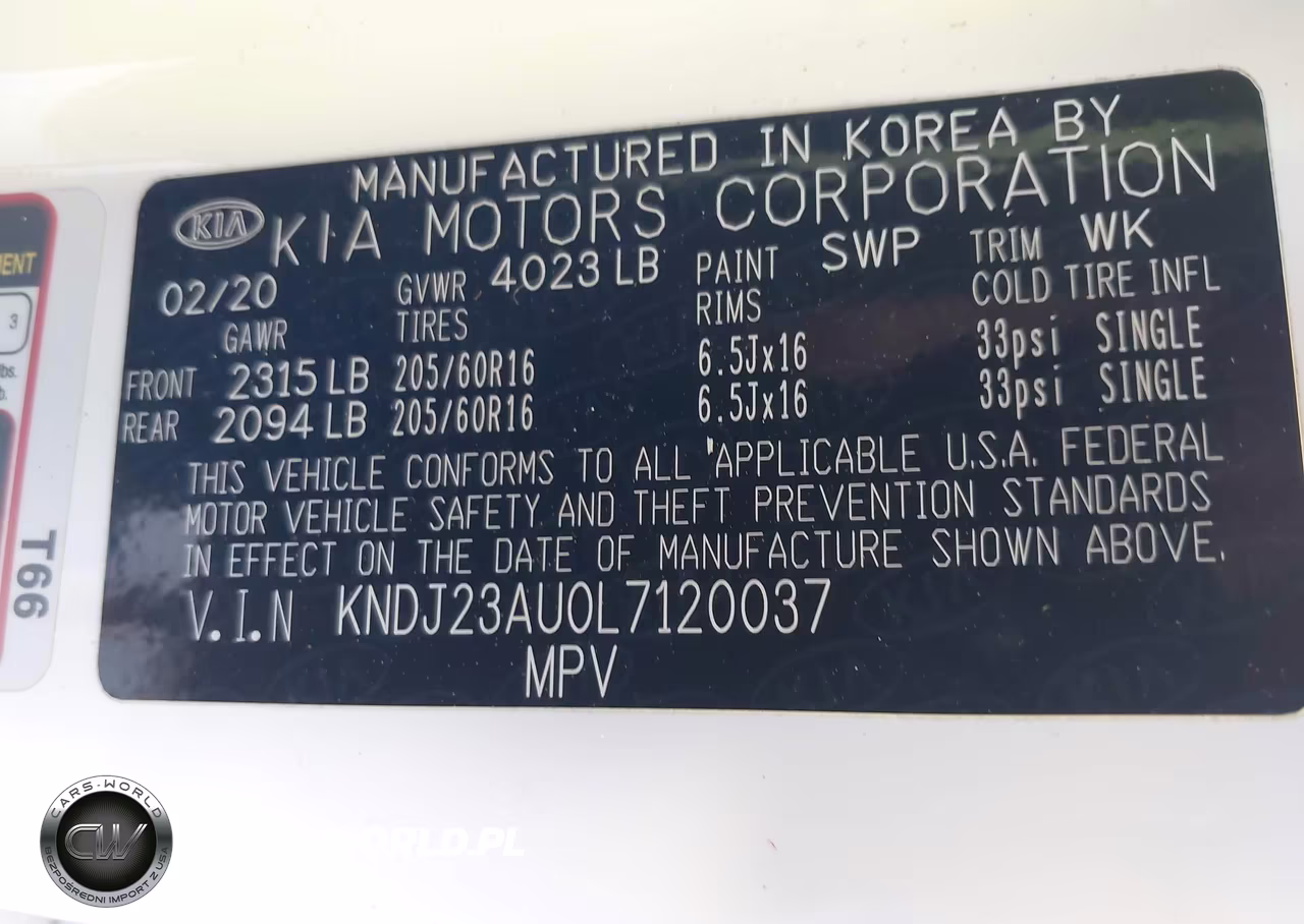 2020 Kia Soul Lx VIN:KNDJ23AU0L7120037 - 9