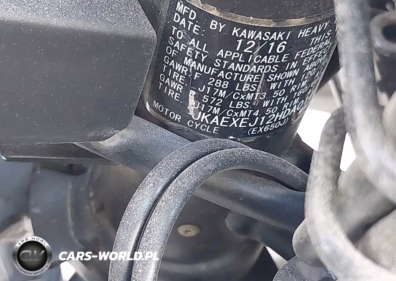 2017 Kawasaki Ex650 J VIN:JKAEXEJ12HDA01464 - 10