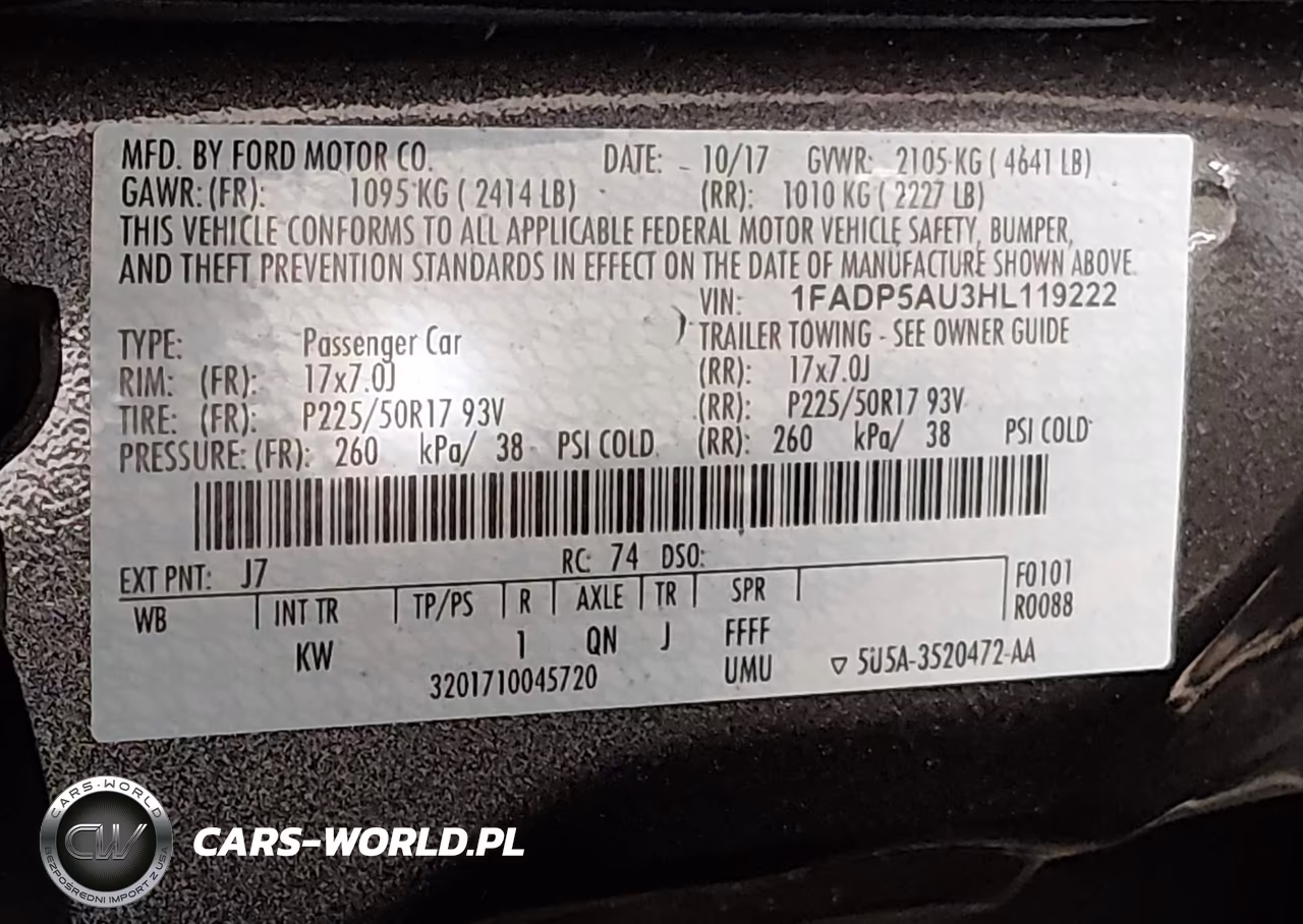 2017 Ford C-Max Hybrid Se VIN:1FADP5AU3HL119222 - 9