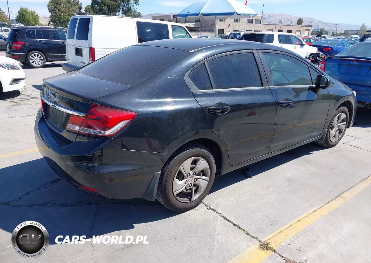 2014 Honda Civic Lx VIN:19XFB2F55EE253249 - 4