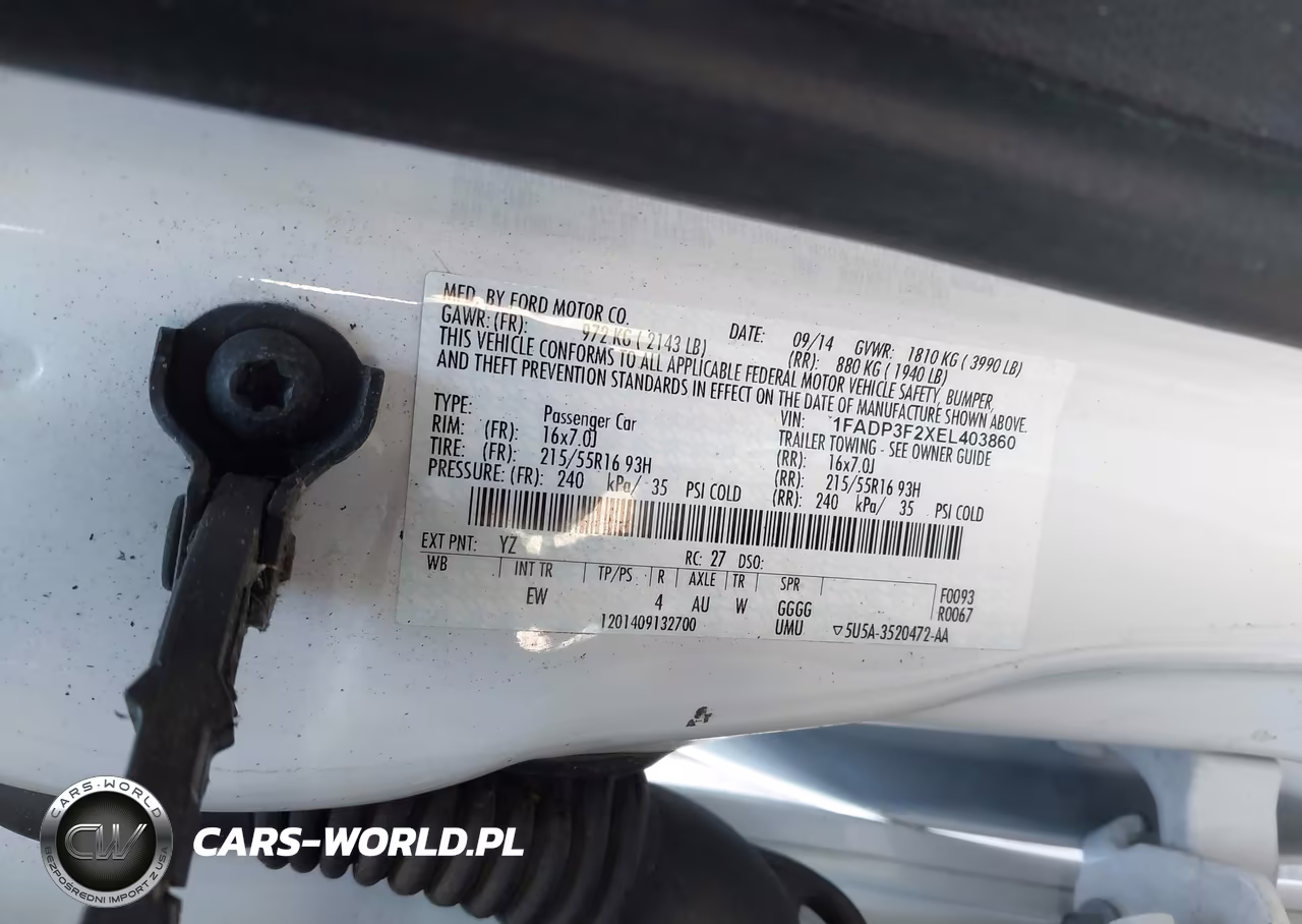 2014 Ford Focus Se VIN:1FADP3F2XEL403860 - 9