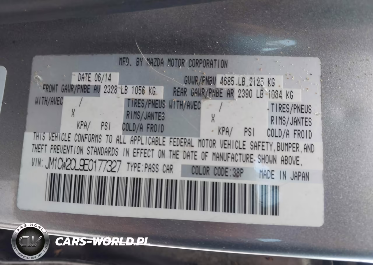 2014 Mazda Mazda5 Touring VIN:JM1CW2CL9E0177327 - 9