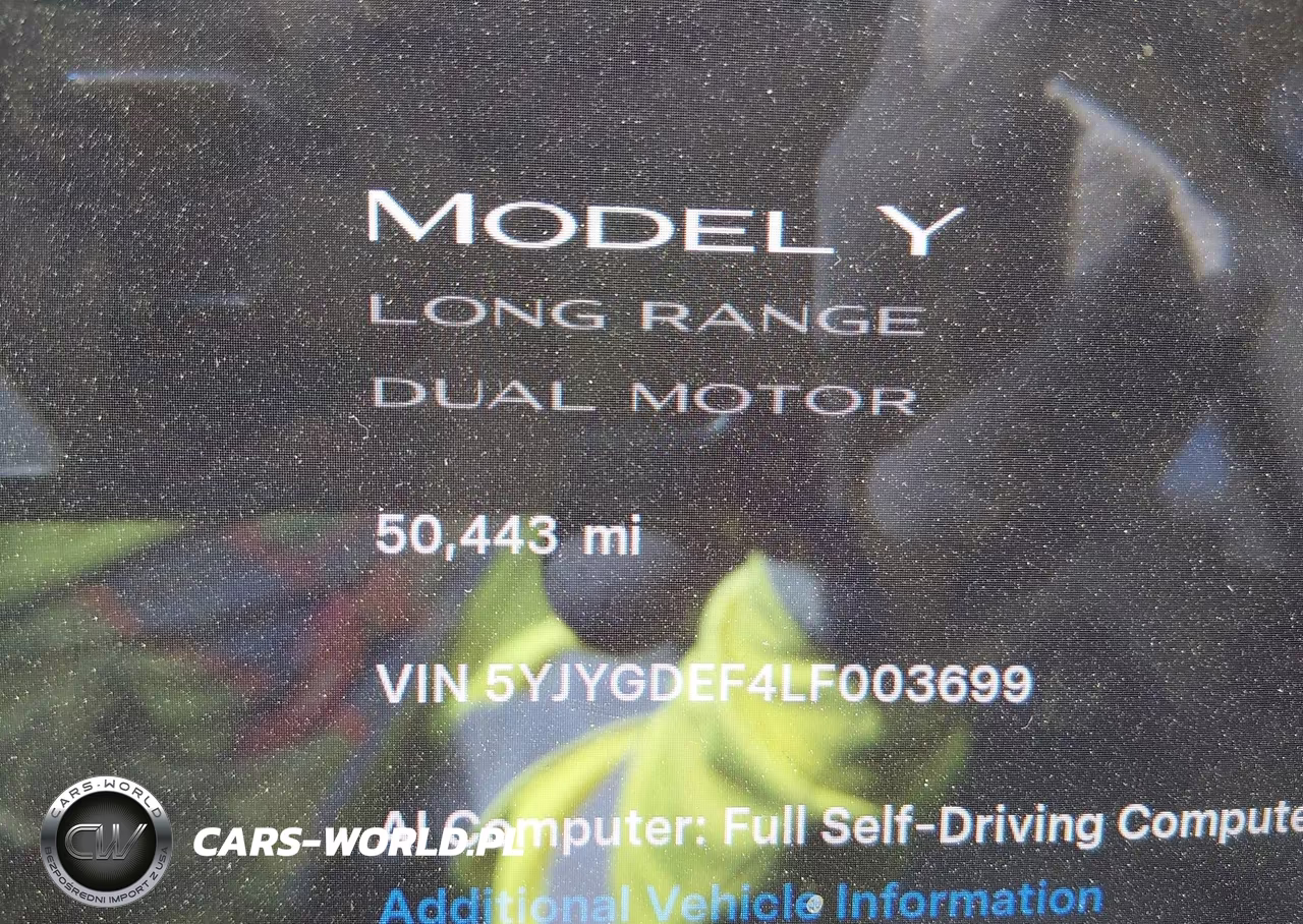 2020 Tesla Model Y Long Range Dual Motor All-Wheel Drive-Performance Dual Motor All-Wheel Drive VIN:5YJYGDEF4LF003699 - 15