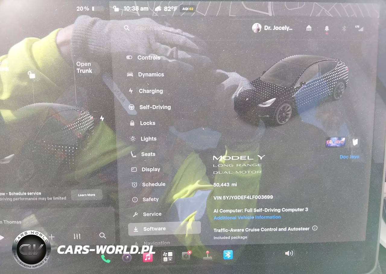 2020 Tesla Model Y Long Range Dual Motor All-Wheel Drive-Performance Dual Motor All-Wheel Drive VIN:5YJYGDEF4LF003699 - 7