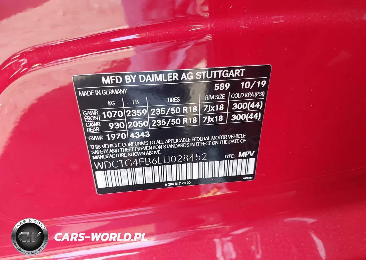2020 Mercedes-Benz Gla 250 VIN:WDCTG4EB6LU028452 - 9