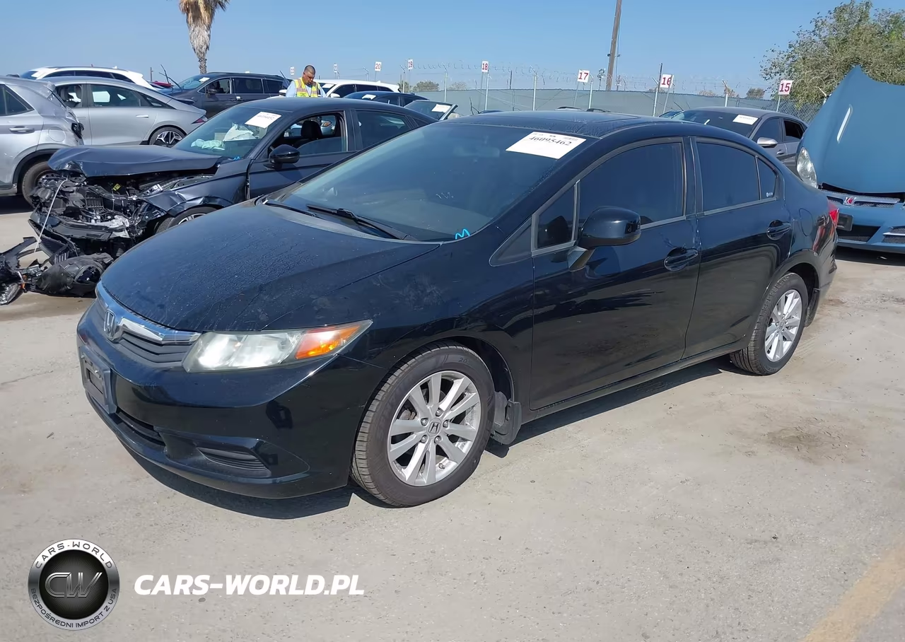2012 Honda Civic Ex VIN:19XFB2F88CE391195 - 2