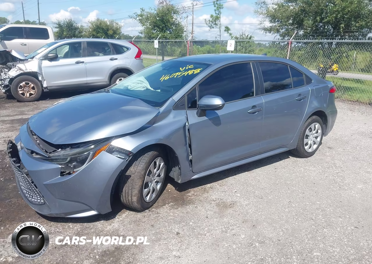 2021 Toyota Corolla Le VIN:5YFEPMAE7MP196078 - 2
