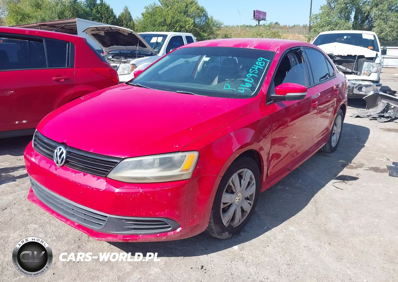 2012 Volkswagen Jetta 2.5L Se VIN:3VWDP7AJ9CM320493 - 2