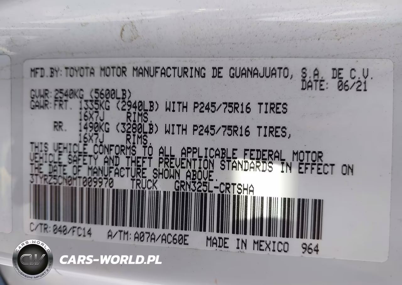 2021 Toyota Tacoma Sr5 V6 VIN:3TYRZ5CN0MT009970 - 9