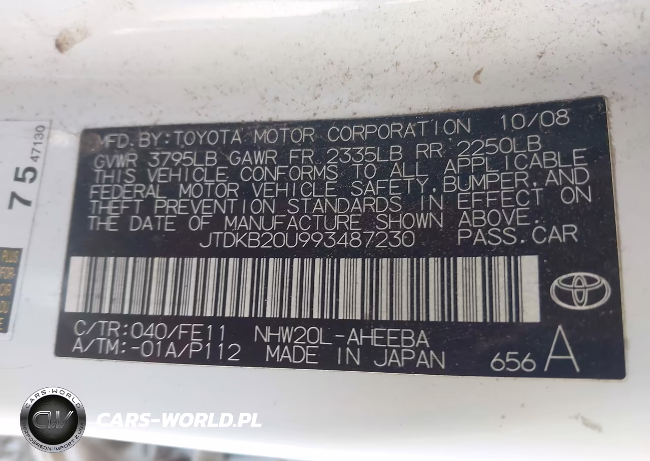 2009 Toyota Prius VIN:JTDKB20U993487230 - 9