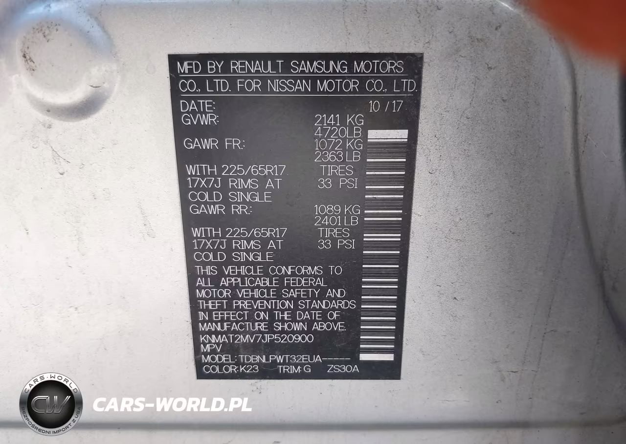 2018 Nissan Rogue S VIN:KNMAT2MV7JP520900 - 9