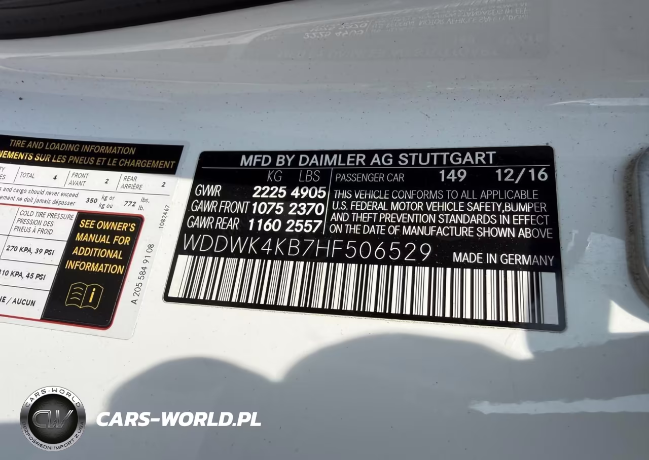 2017 Mercedes-Benz C 300 4Matic VIN:WDDWK4KB7HF506529 - 9