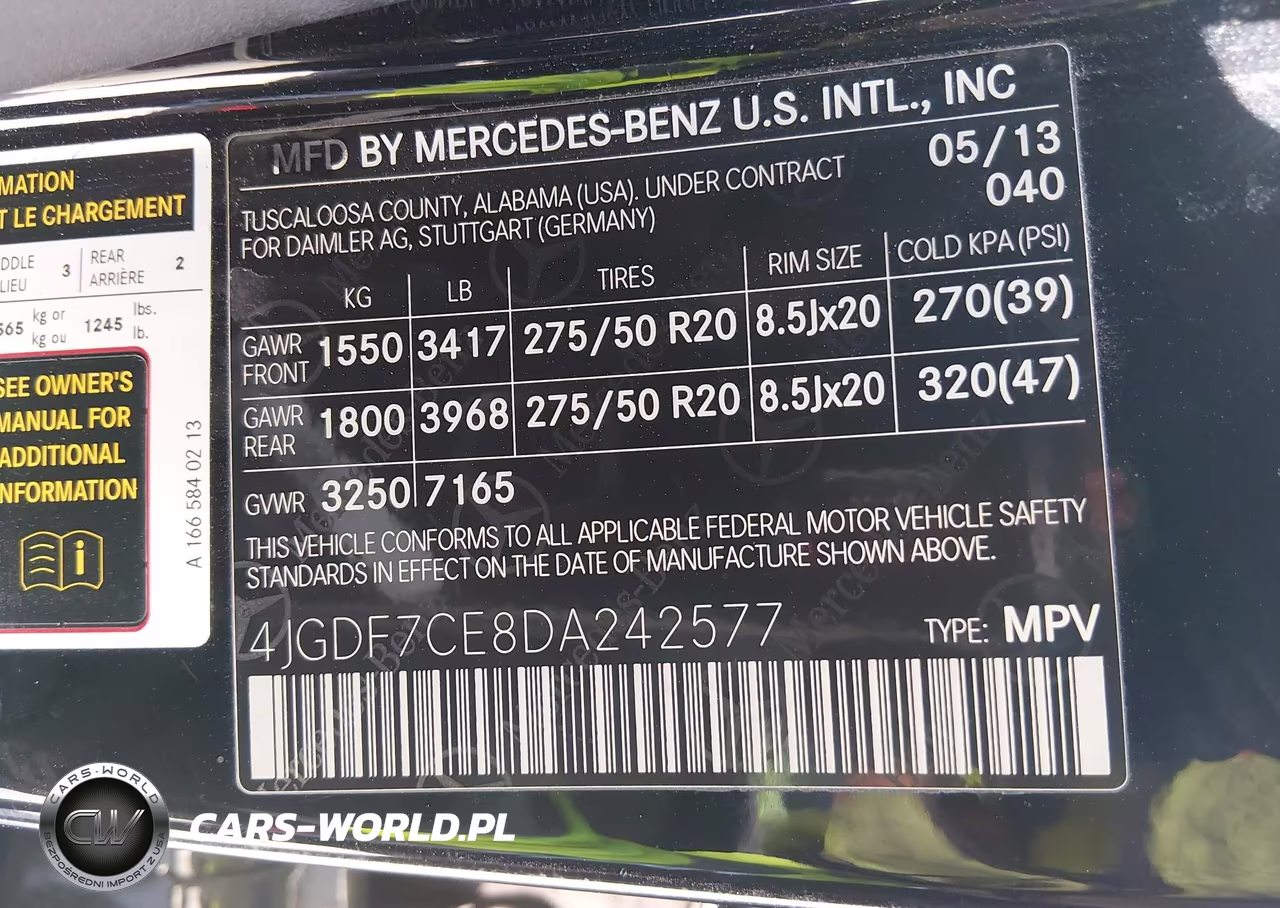 2013 Mercedes-Benz Gl 450 4Matic VIN:4JGDF7CE8DA242577 - 9