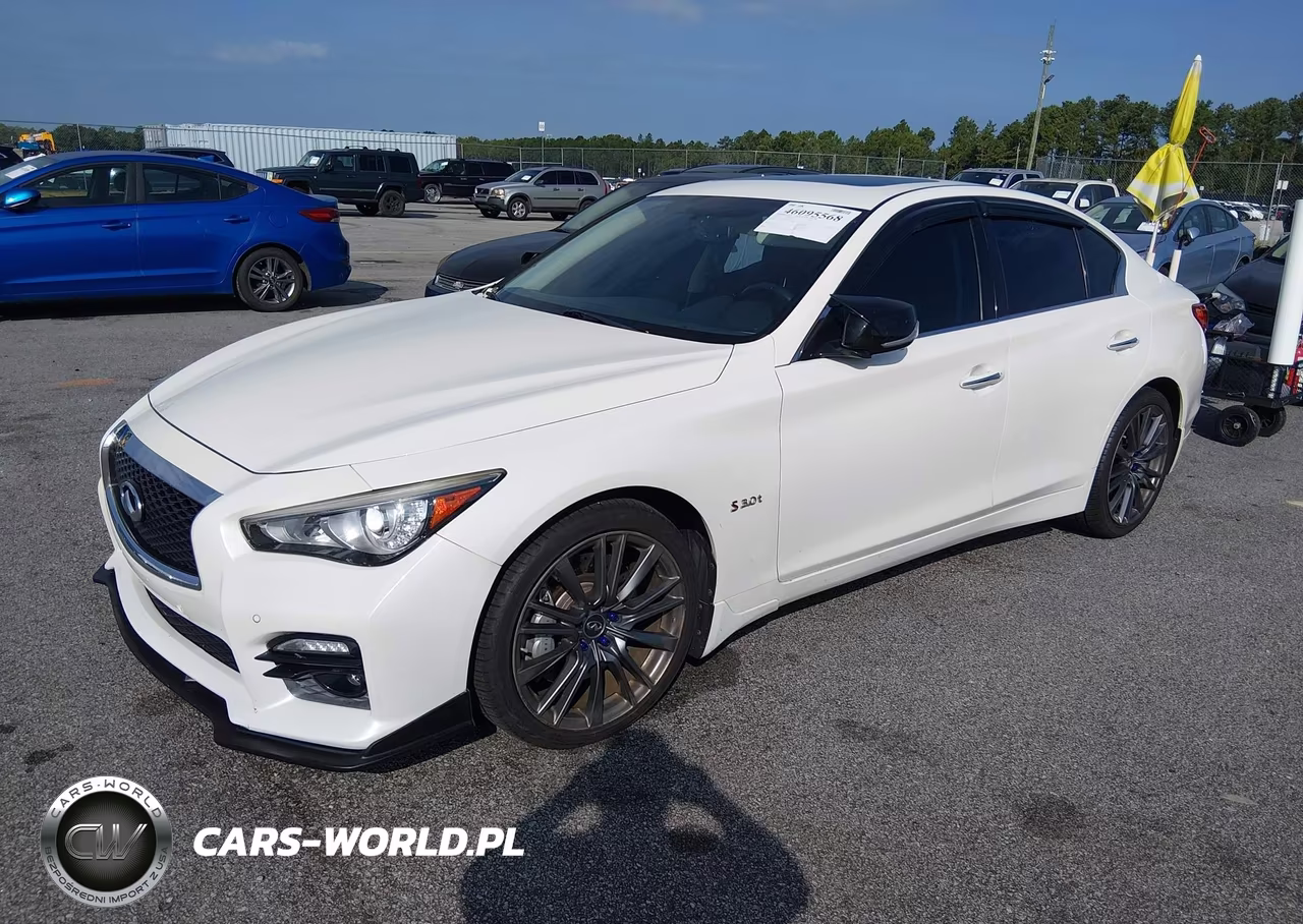 2016 Infiniti Q50 3.0T Red Sport 400 VIN:JN1FV7AP7GM420229 - 2