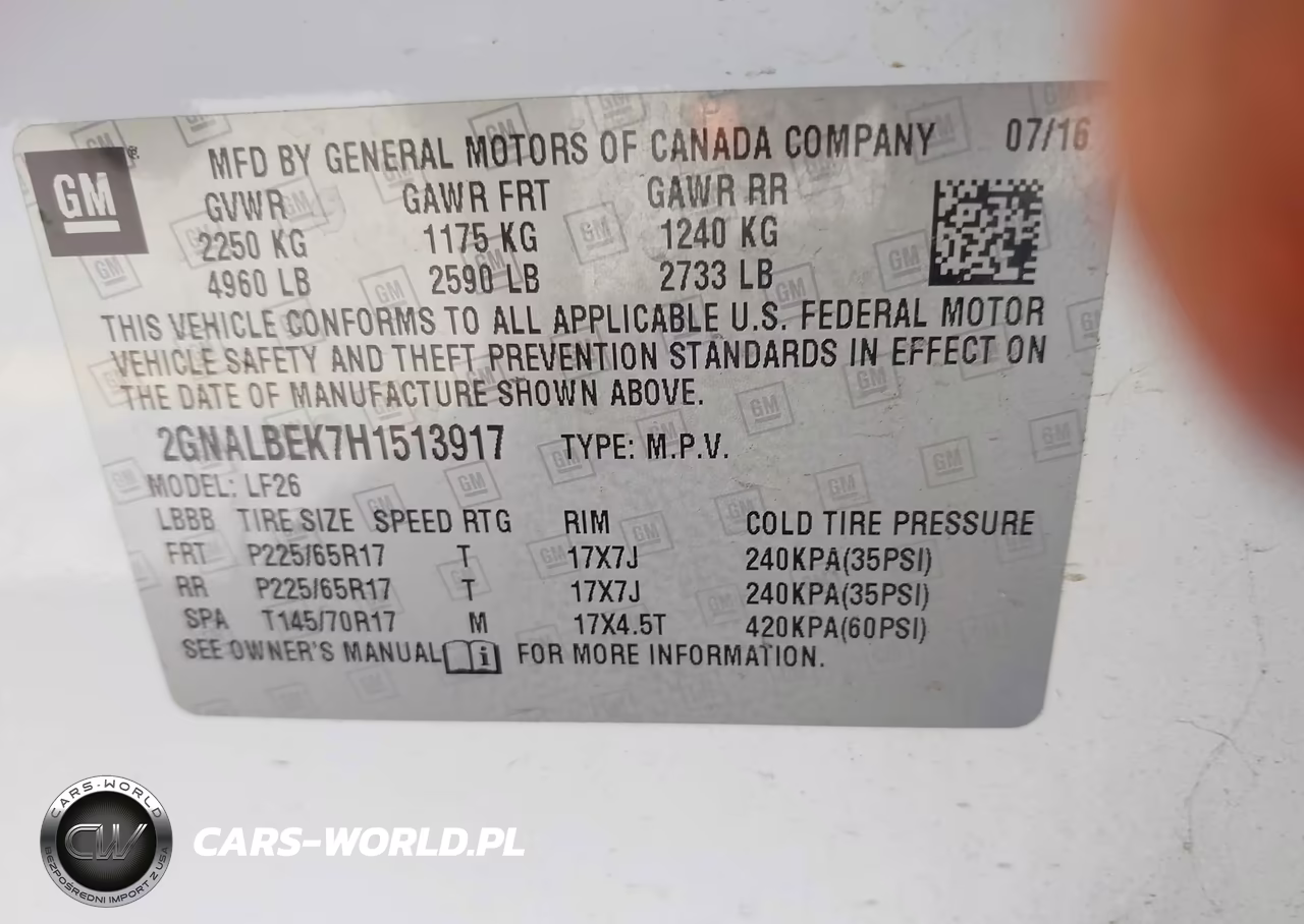 2017 Chevrolet Equinox Ls VIN:2GNALBEK7H1513917 - 9