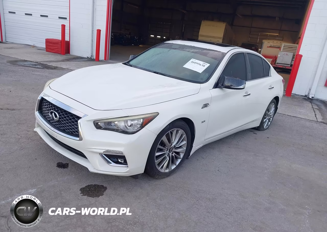 2018 Infiniti Q50 3.0T Luxe VIN:JN1EV7AR3JM437145 - 2