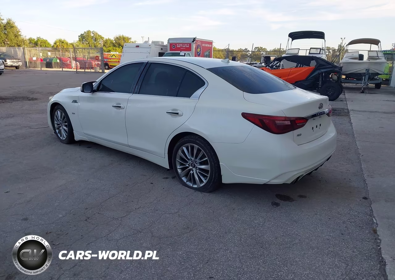 2018 Infiniti Q50 3.0T Luxe VIN:JN1EV7AR3JM437145 - 3