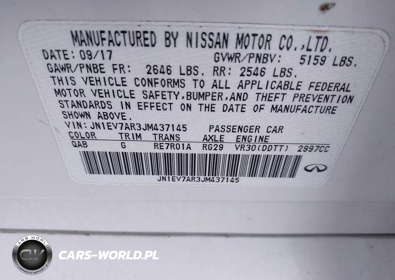 2018 Infiniti Q50 3.0T Luxe VIN:JN1EV7AR3JM437145 - 9