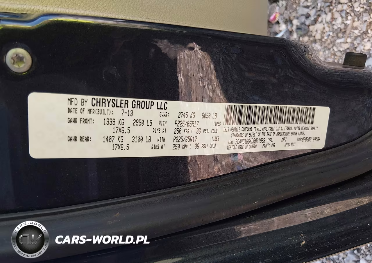 2013 Chrysler Town & Country Touring VIN:2C4RC1BG4DR821998 - 9