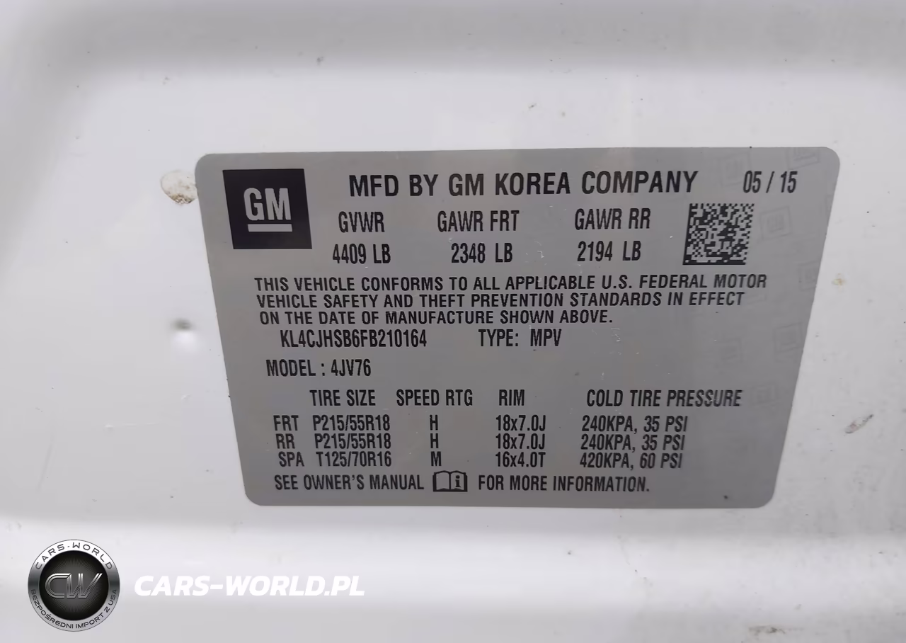 2015 Buick Encore Premium VIN:KL4CJHSB6FB210164 - 9