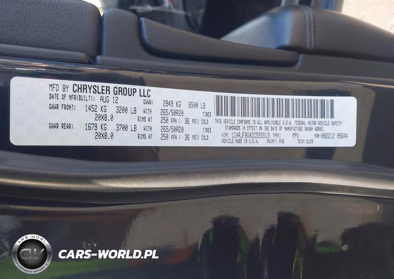 2013 Jeep Grand Cherokee Limited VIN:1C4RJFBGXDC555513 - 9