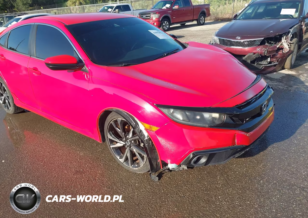2020 Honda Civic Sport VIN:2HGFC2F89LH541205 - 18