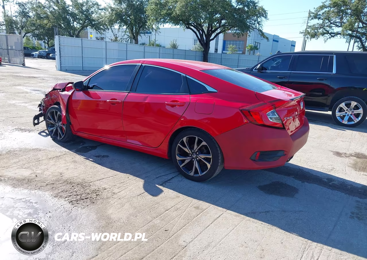 2020 Honda Civic Sport VIN:2HGFC2F89LH541205 - 3