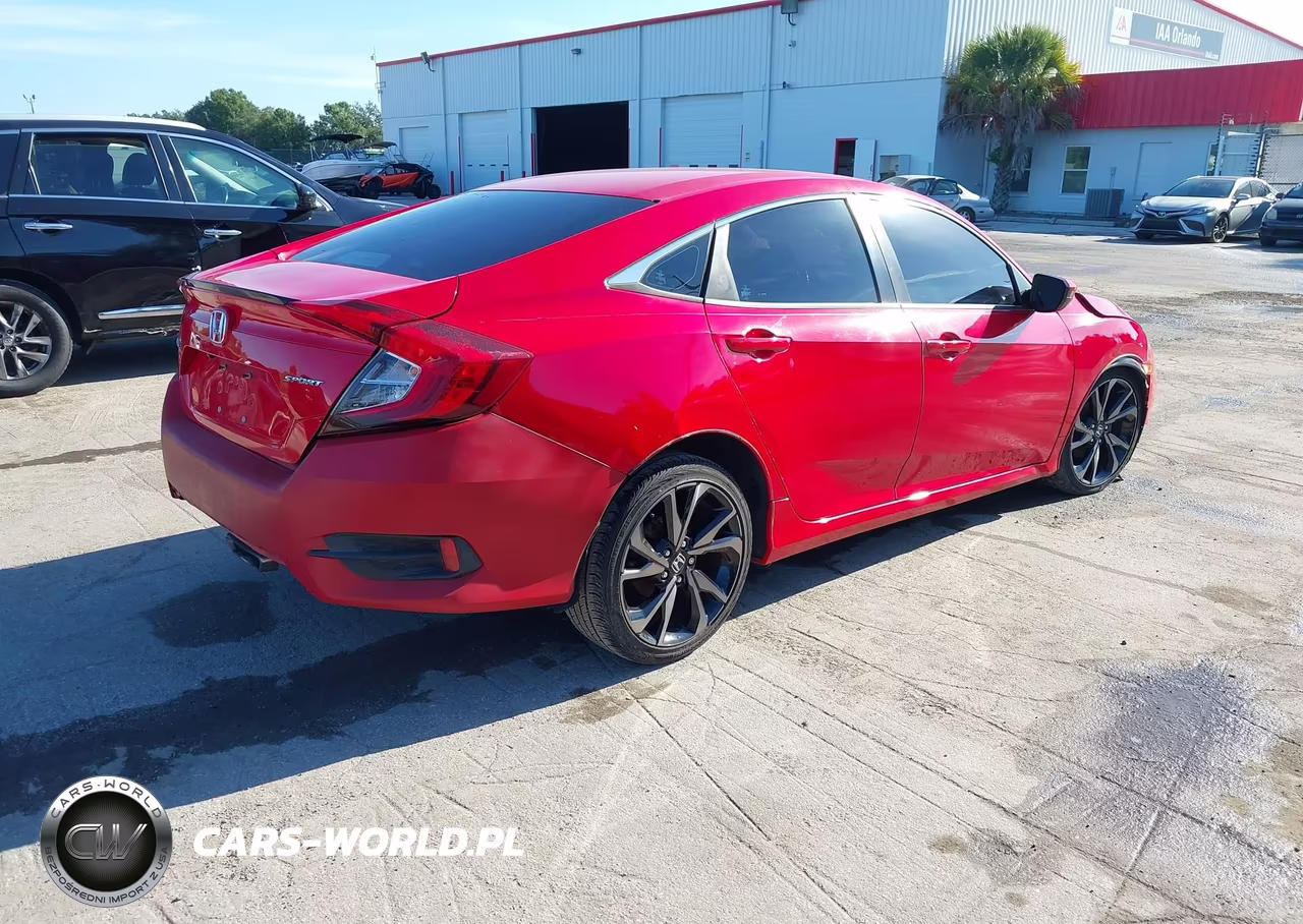 2020 Honda Civic Sport VIN:2HGFC2F89LH541205 - 4