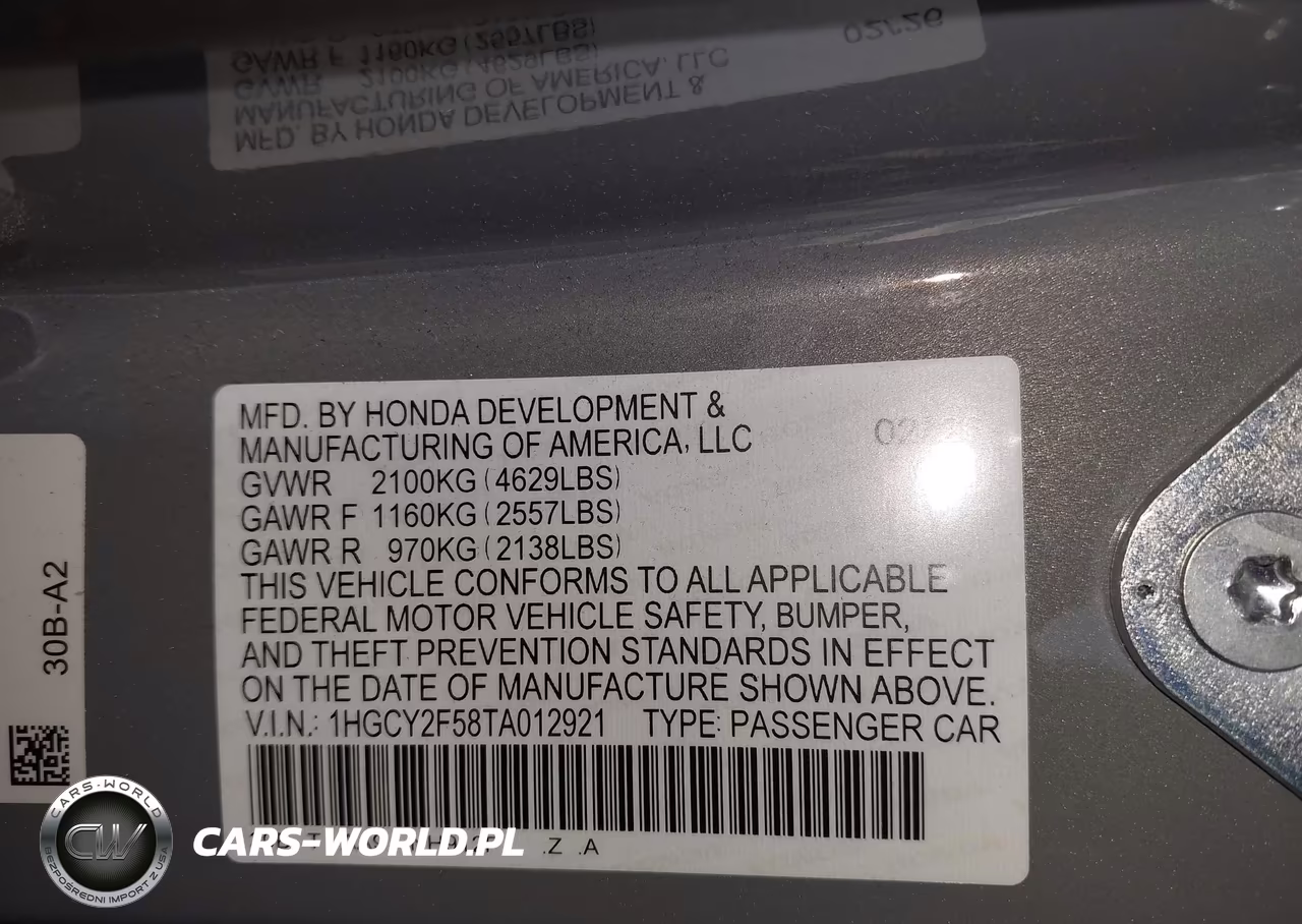 2026 Honda Accord Hybrid Sport VIN:1HGCY2F58TA012921 - 9