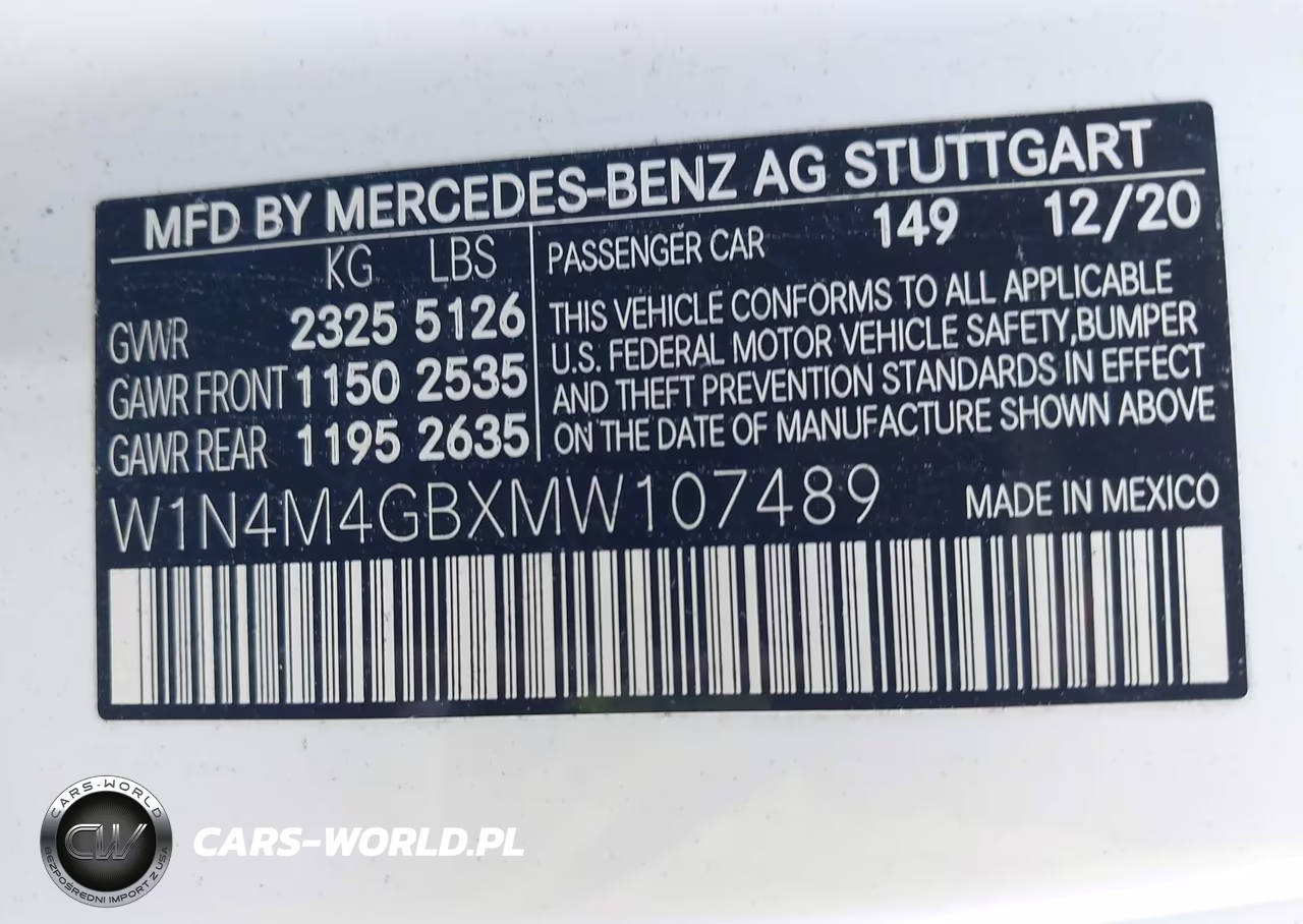 2021 Mercedes-Benz Glb 250 VIN:W1N4M4GBXMW107489 - 9