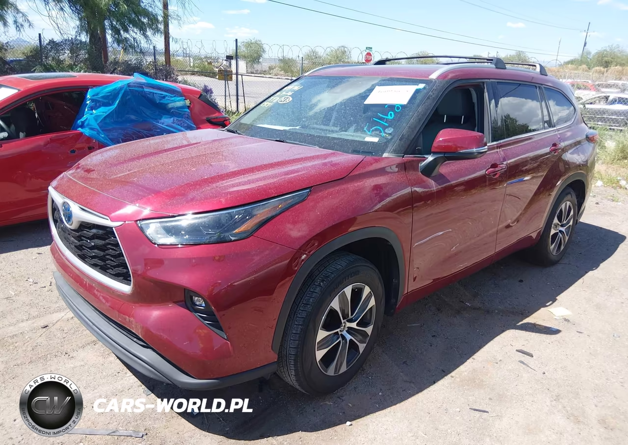 2022 Toyota Highlander Hybrid Xle VIN:5TDHARAH8NS516202 - 2