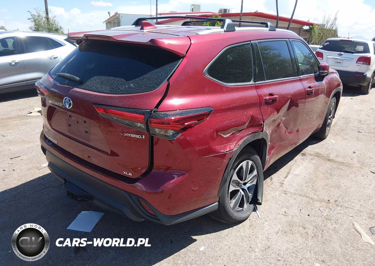 2022 Toyota Highlander Hybrid Xle VIN:5TDHARAH8NS516202 - 4