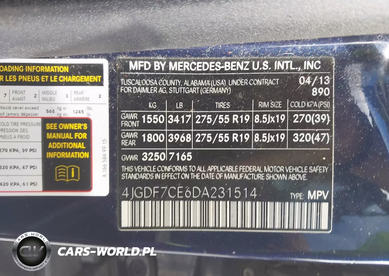 2013 Mercedes-Benz Gl 450 4Matic VIN:4JGDF7CE6DA231514 - 9