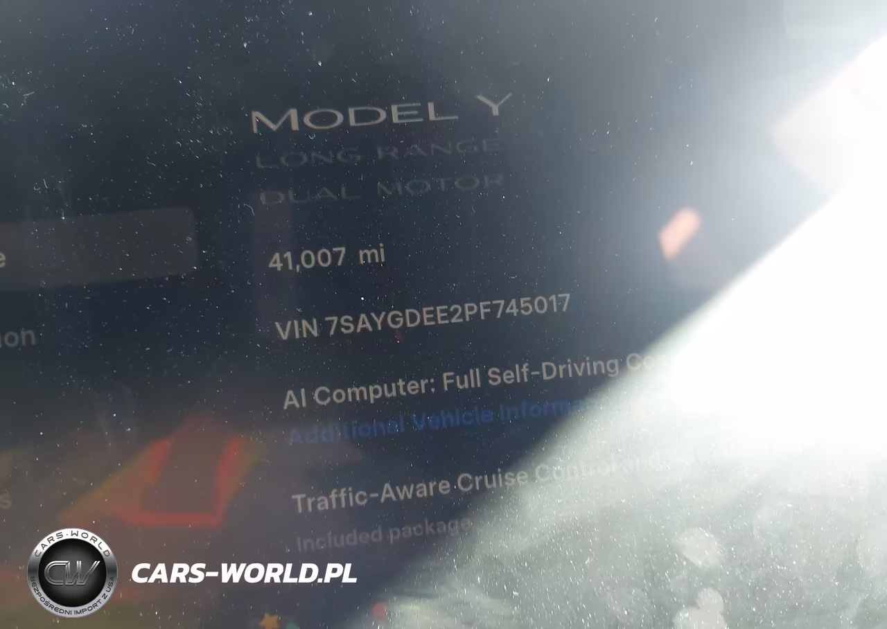 2023 Tesla Model Y Awd-Long Range Dual Motor All-Wheel Drive VIN:7SAYGDEE2PF745017 - 15