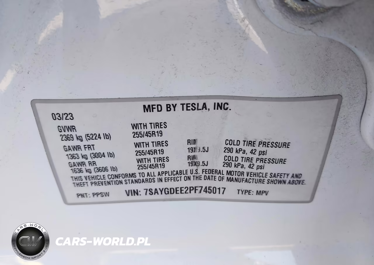 2023 Tesla Model Y Awd-Long Range Dual Motor All-Wheel Drive VIN:7SAYGDEE2PF745017 - 9